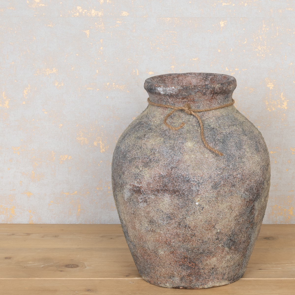 Mia Aged Stone Vase 38cm NOT Watertight-0