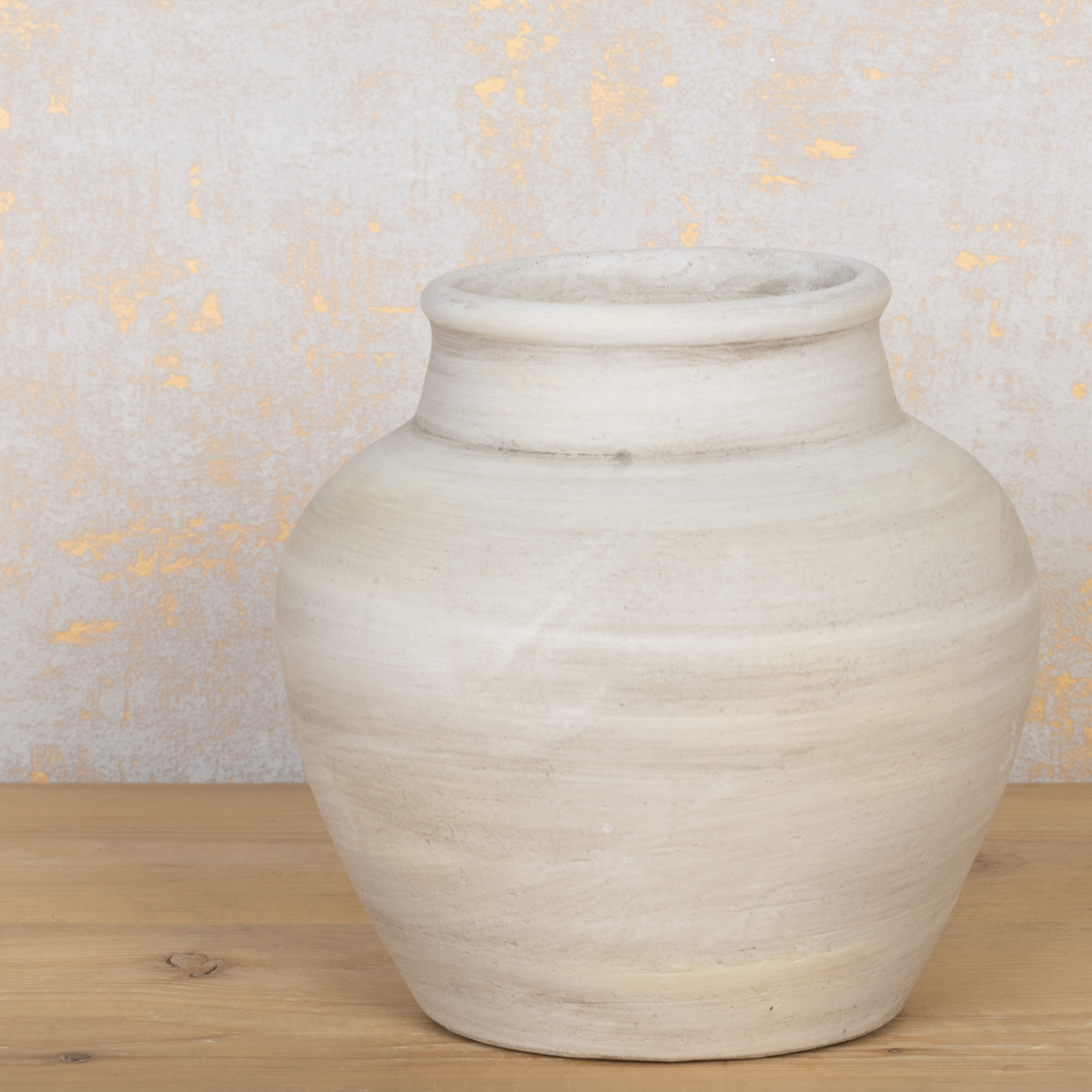 Ora Natural Stone Vase 20cm Watertight