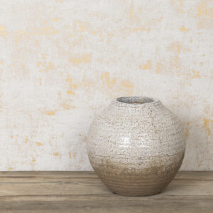 Eden Glazed Pottery Vase 19cm NOT Watertight