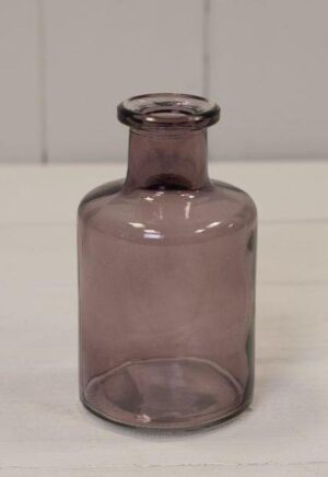 Amethyst Glass Bottle (11.8cm)