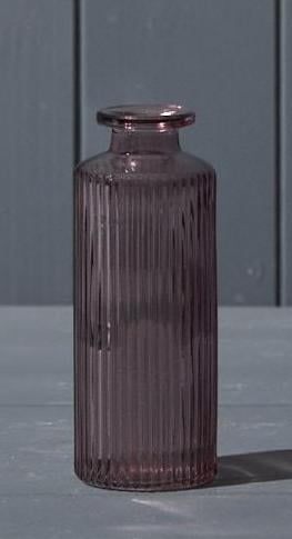 Amethyst Glass Bottle (13.2cm)-0