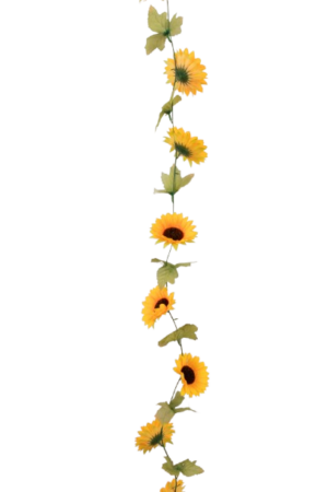 Sunflower Garland W/Leaves 230cm-0