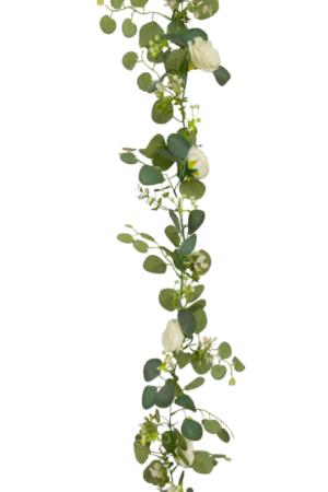 Eucalyptus/Rose Garland 180cm