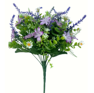 Daisy/Lavender Bush 36cm Purple/Fuchsia-0