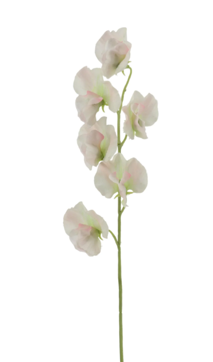 Sweet Pea Spray 42cm Pink/White-0