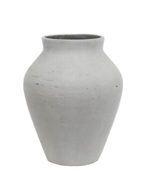 Florence Vase White 40 x 32 x 32cm-0