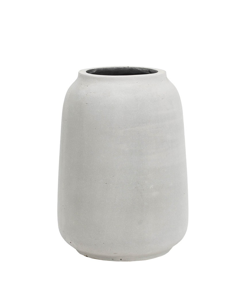 Bordeaux Vase White 28 x 20 x 20cm-0